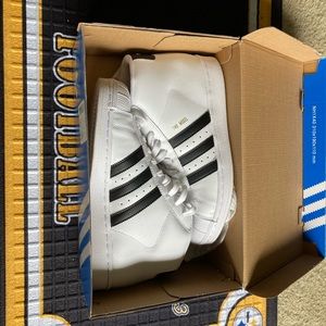 NEW classic high top shell toe adidas!